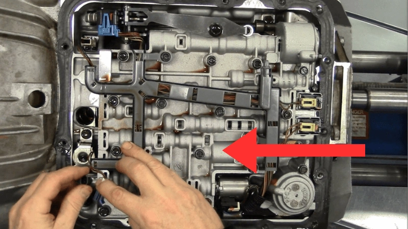 The solenoid is shoen in the image.