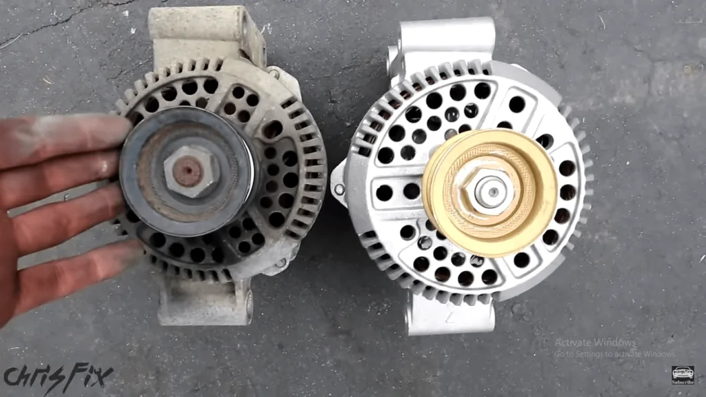 It is feature image on alternator replacement.