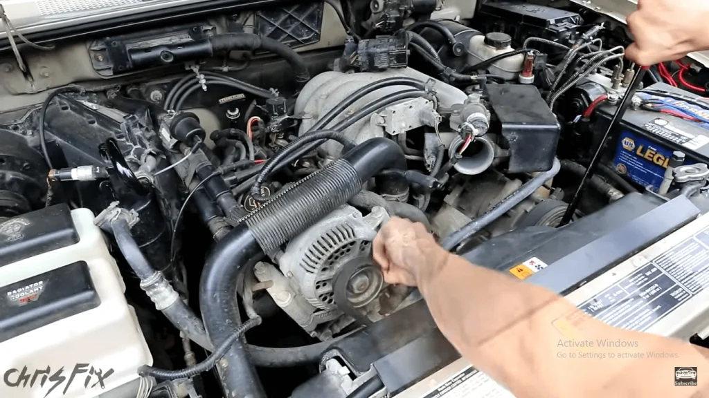 It is 3rd step in alternator re.placement